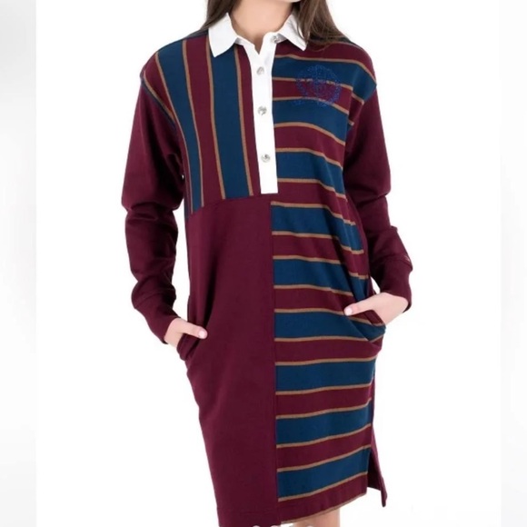 Tommy Hilfiger Icon oversized rugby dress NWOT - Picture 2 of 5
